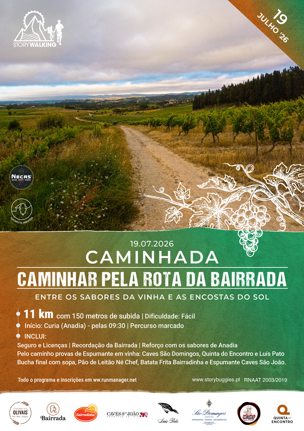 Caminhar pela Rota da Bairrada